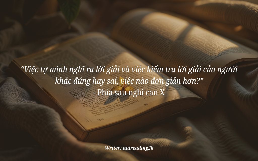 Sách trinh thám: Phía sau nghi can X